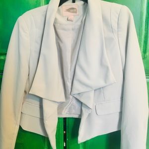 Light Gray Cropped Blazer